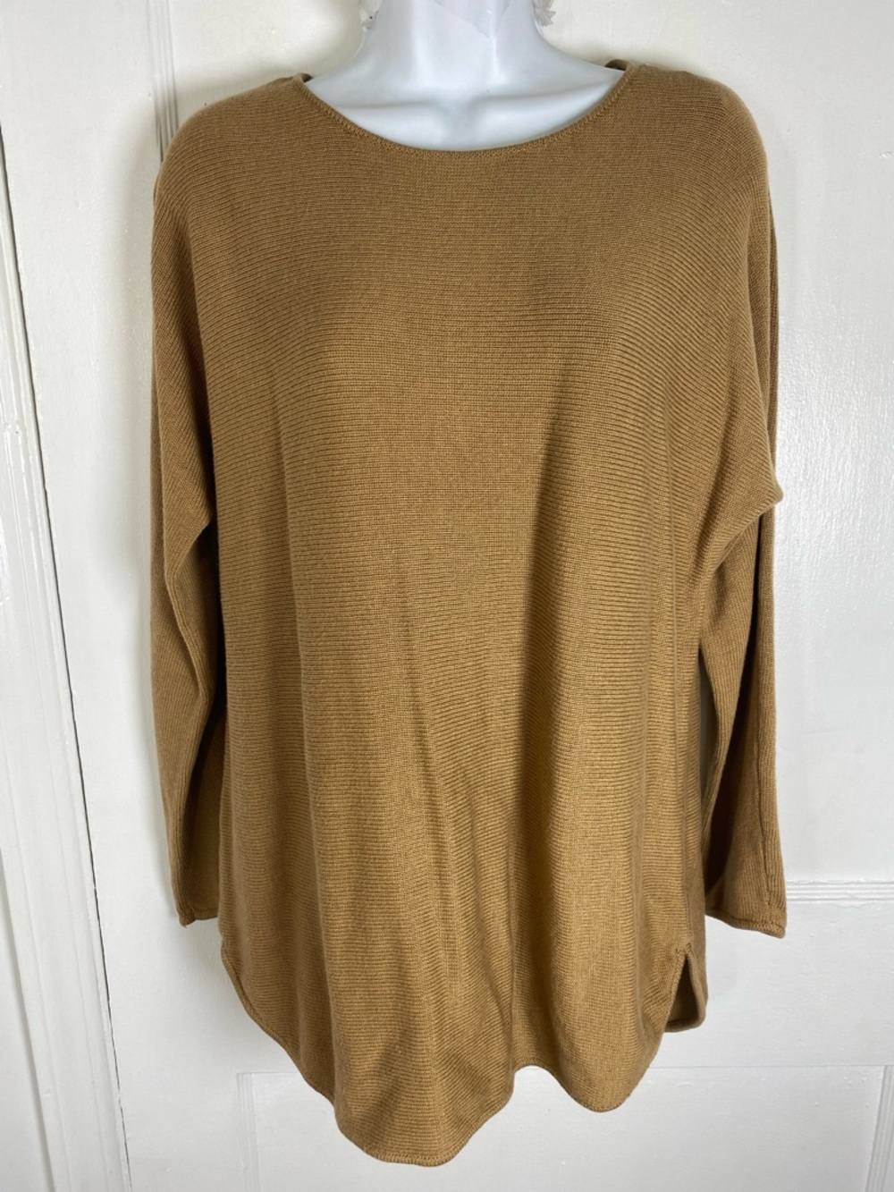 Michael Kors NWT Dark Camel Brown Knit Sweater - Picture 1 of 7